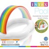 Intex 57141EP Round Inflatable Rainbow Cloud Outdoor Baby Pool for