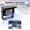 Back Up Camera for Cars with 24 LEDs,IP69 Waterproof Night