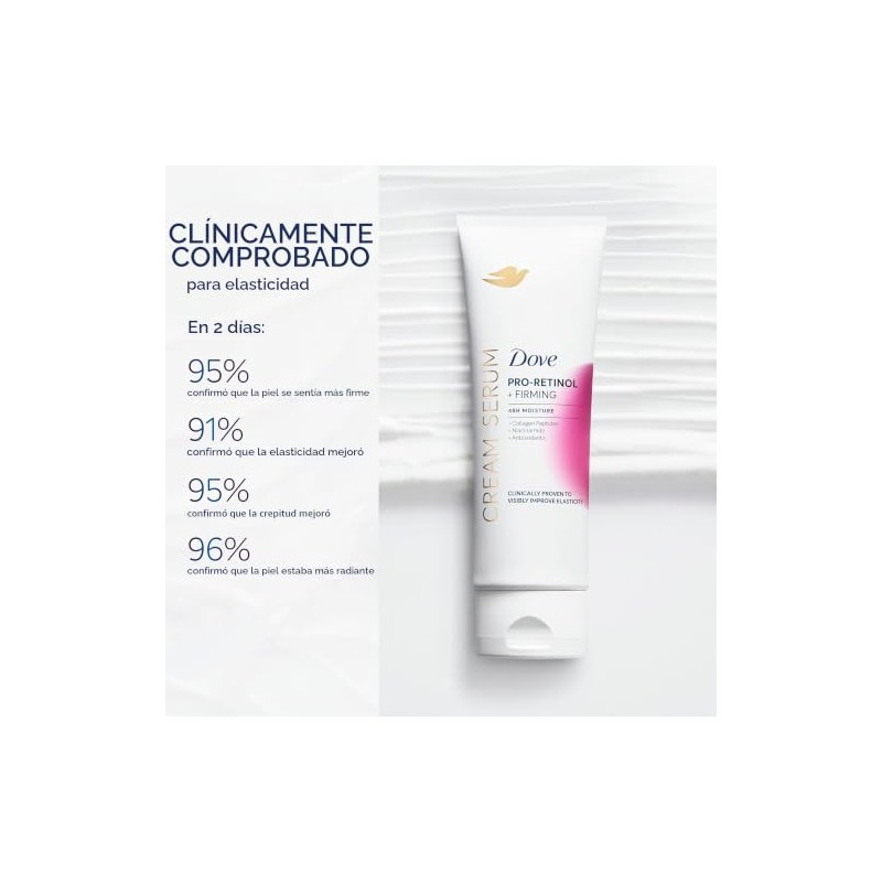 Dove Sérum Crema Corporal Pro Retinol Reafirmante Péptidos Colágeno Niacinamida
