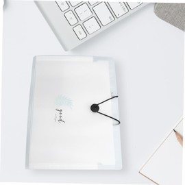 Operitacx Plastic Document Folders Large Size White Exam Paper Bag Student and Office File Organizer Filing System