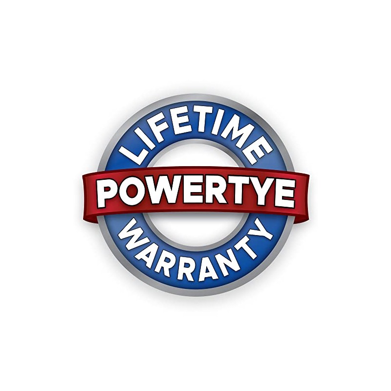 PowerTye - Endless Ratchet Strap - Easy Grip (Hookless), Black