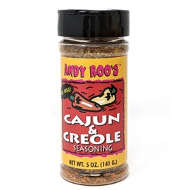 Andy Roo's Cajun & Creole Seasoning, 5 Ounce Shaker (No MSG Blend)
