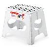 Folding Step Stool for Adults and Kids-11 Height Lightweight Plastic