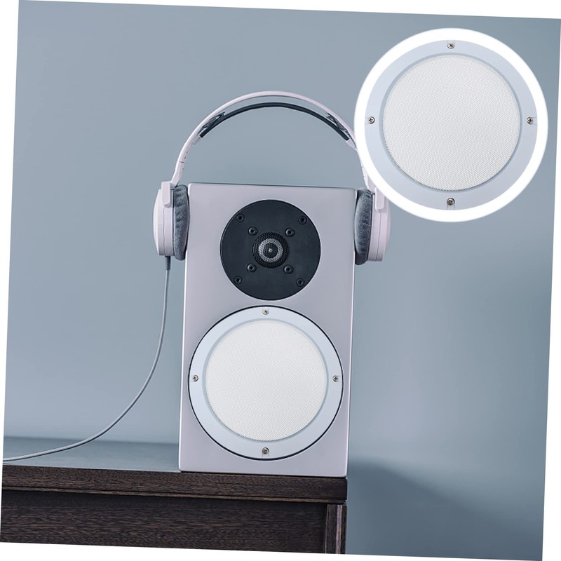 LABRIMP 2Pcs Durable Speaker Covers Protective Mesh Grille for Car