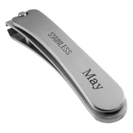 May - Nail Clippers Large - Extra Sharp Nail Clippers - Toenail Clippers and Fingernail Clippers - Stainless Steel