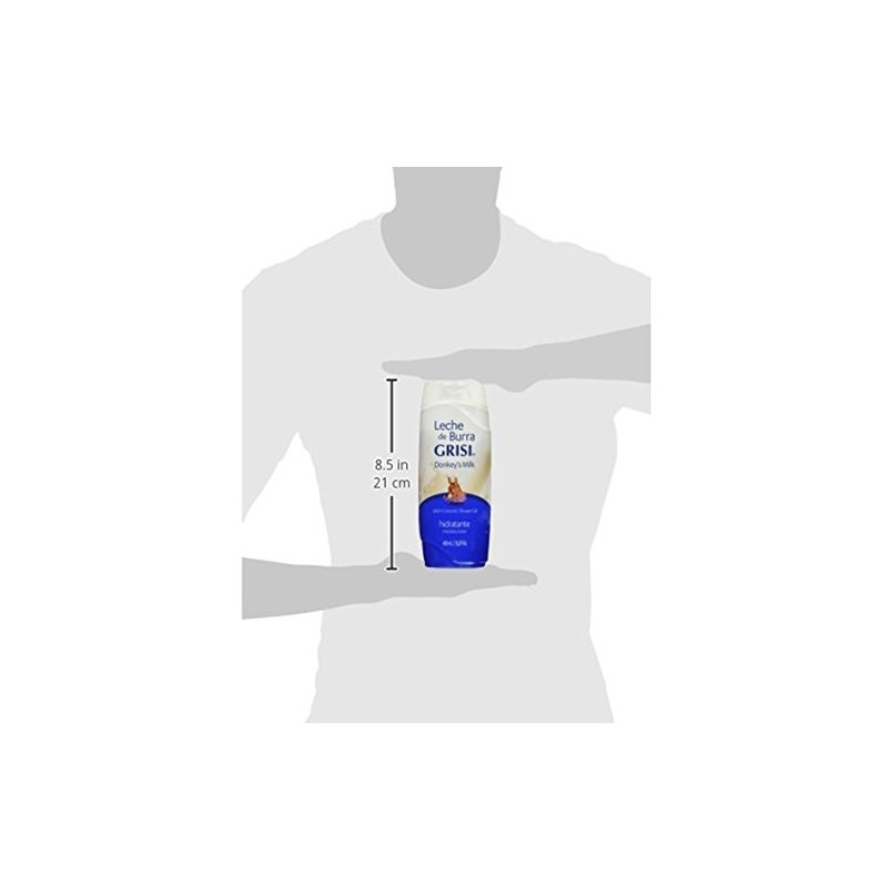 Leche De Burra Grisi Donkey's Milk Shower Gel Hidratante 15.2fl,