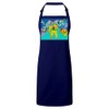 Fabulous La Baleine Premium Kitchen Apron Designer Collection Éléphant Bleu