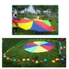 AMYESE 20ft Rainbow Parachute for Outdoor Party Games, Kids Play