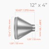 HVAC OV 12"" to 4"" Inch Round Duct Reducer -