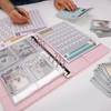 Antner 100 Envelopes Money Saving Challenge Binder with Lock, A5