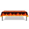 CC HOME 1Pc Fire Party Plastic Tablecloth 54 x 87