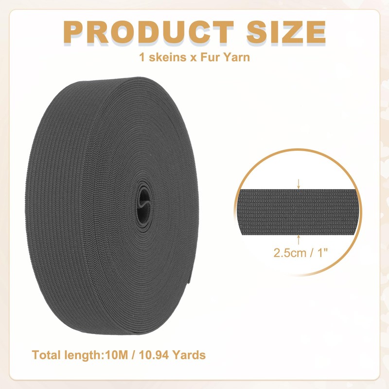 PATIKIL 1/8" x 11 Yards Sewing Elastic Bands Elastic Cord