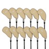 Golf Iron Head Cover Set of 12 Pieces, Thick Synthetic