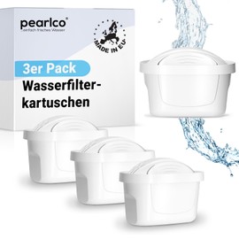 PearlCo unimax - 3 Pack Water Filter Cartridges (Compatible with Brita® Maxtra®)