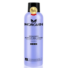 Morovan Monomer Acrylic Nail Liquid 8oz for Acrylic Powder
