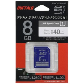 BUFFALO UHS-I Class1 SDカード 8GB RSDC-008GU1S