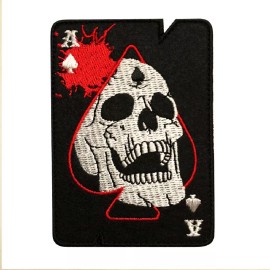 DEAD MAN'S HAND DEAD CARD OUT LAW MC IRON BIKER PATCH BY MILTACUSA (MTB-4)