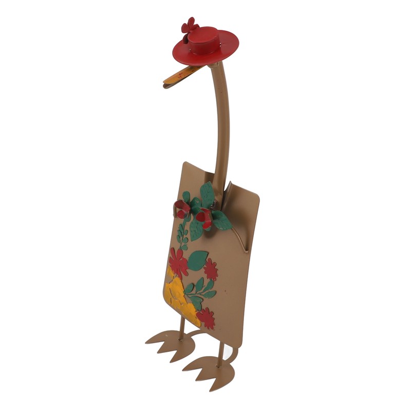 Couple Duck Shovels Ornaments Iron Art Exquisite Hand Painted Fun