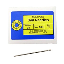 C.S. Osborne Pack Of 25 Triangular Point Sail Needles #509, Size 17 Gauge