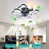 Bedroom Ceiling Fan with Lights, Low Profile Ceiling Fan Light
