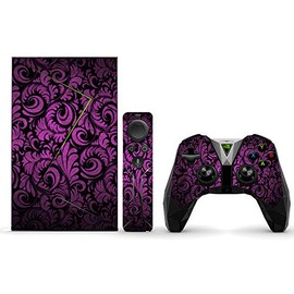 MightySkins Skin Compatible with NVIDIA Shield TV (2017) Pro - Purple Style | Protective, Durable, and Unique Vinyl Decal wrap Cover | Easy to Apply, Remove, and Change Styles | Made in The USA