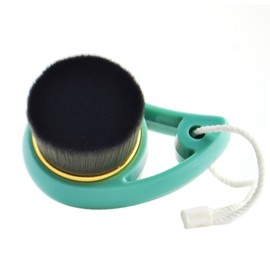 Baluue 1pc Gentle Exfoliating Facial Cleansing Brush Fiber Material for Deep Pore Cleaning for Makeup Removal and Skin Suitable for All Skin Types Green