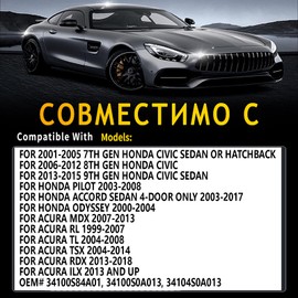 LED License Plate Light Accessories For Acura RL TSX RDX Honda Civic Accord City 4D Legend Led License Number Plate Light White Lamp Assembl