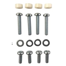 M6 TV mounting Bolts/Screws with spacers and washers, Multiple Lengths