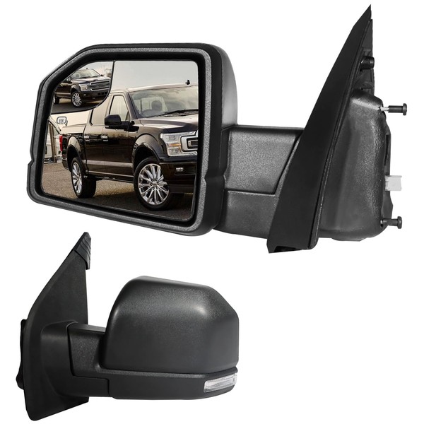 Left Driver Side Door Mirror Fits 2015-2021 F150 Mirror with