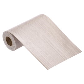 MECCANIXITY Wood Grain Repair Tape, 5 Inch x 33 Feet Self Adhesive Wood Grain Tape Multi-Purpose Wallpaper Border Trim for Furniture Floors Windows Doors Tables Home DIY Projects, Gray