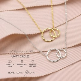HOPE LOVE SHINE Necklace – College or High School Graduation Jewelry for Her, Best Friend Gift