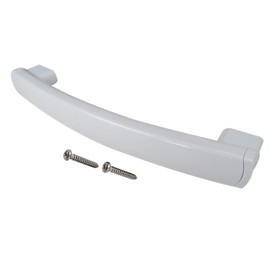 WB15X10278 (AP5790517) Microwave Door Handle Replacement for GE/Hotpoint Microwave JVM3160RF6SS, JNM3161DF1WW, Replaces 261300714902, 3025557, PS8754175 –White by YTXXDEUS
