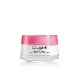 Collistar Idroattiva+, Crema Idratazione Profonda, Face Cream, 100H Moisture, Flattering Texture, Ideal for Normal to Dry Skin, 50 ml