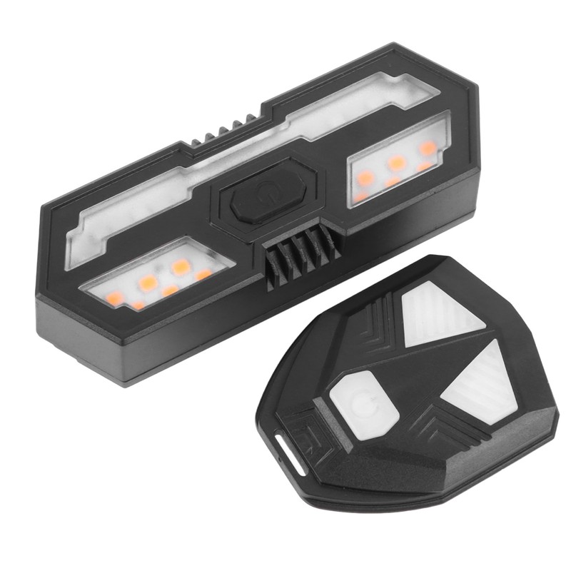 Bike Tail Light Wireless Remote Control Safety Bicycle Night Riding