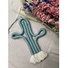 Enia Store Macrame Cactus Wall Hanging Crafts Kit (Sage)