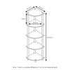 Furinno Furinno Turn-N-Tube 5 Tier Corner Display Rack Multipurpose Shelving