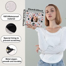 WZMPA Bridget Jones Cosmetic Bag Single Diary Movie Fans Gift Bridget & Daniel & Mark Zipper Travel Bag Bridget Jones Merchandise, Christ is that, Fit