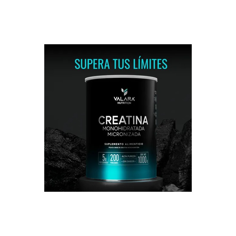 Creatina Monohidratada Micronizada De Alta Pureza 1kg Valara