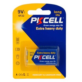 9 V Battery, Provides Long Lasting Power for Various Devices, Featuring Mercury, Cadmium Free Construction for Environmentally Friendly Performance, Reliable Energy, for All Your Power Needs
