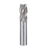 Sourcingmap High Speed Steel HSS-AL 4 Flute Straight End Mill