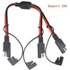 14AWG SAE DC Power Automotive Connector Cable Y Splitter 1