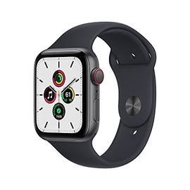 Apple Watch SE (1a Generación) (GPS  Cellular) Smartwatch con Caja de Aluminio Gris Espacial de 44 mm y Correa Deportiva Azul Medianoche. Monitoreo...