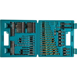 Makita - JUEGO DE ACCESORIOS MULTIPROPOSITOS 75 PZAS CON PUNTAS PARA ATORNILLADOR, AVELLANADOR, BROCAS PARA MADERA, METAL Y CONCRETO
