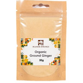 Organic Ginger Ground 50g by Manor Springs Organic