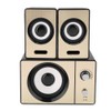 SADA 2.1 Stereo Surrounding Computer Laptop Speakers Clear PC Speakers