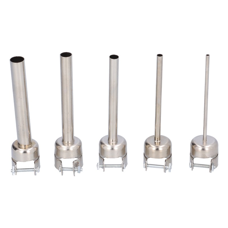 5Pcs Hot Air Gun Nozzle Kit Lengthened Straight 850 BGA