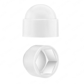 Protective Caps For Screws / Allen Keys - Screw Caps / Plugs - Post Caps, white, bolt nut cap