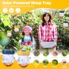 2026 New Wasp Traps Outdoor Hanging with LED Light, 4