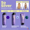 Shampoo Morado Matrix So Silver Para Cabellos Rubios 300 Ml