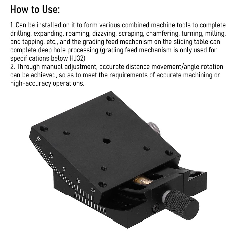 Zooke Precise Manual Goniometer Stage, Linear Stage, Optical Positioning Sliding